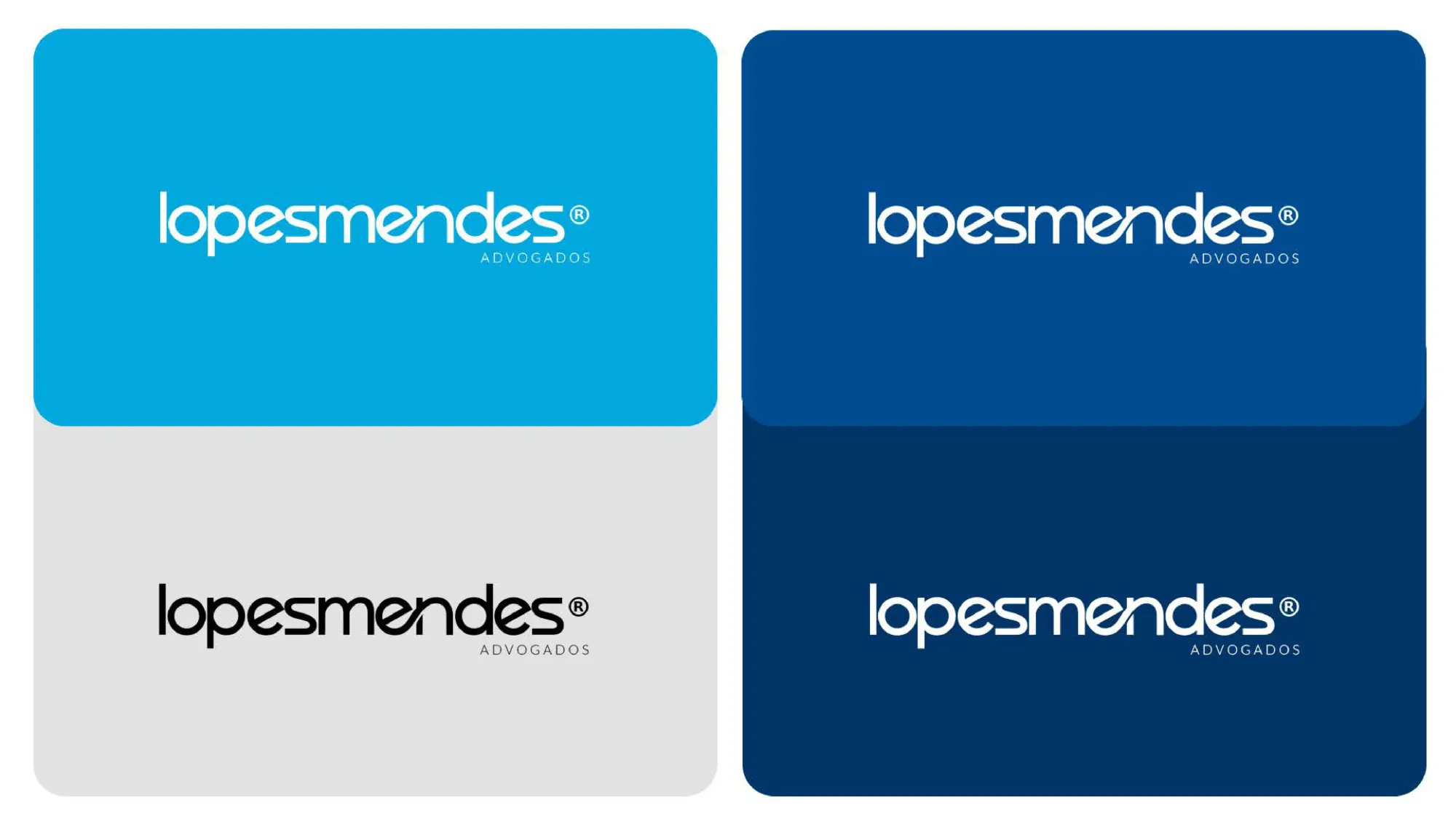 Logo aplicada sobre as cores da paleta