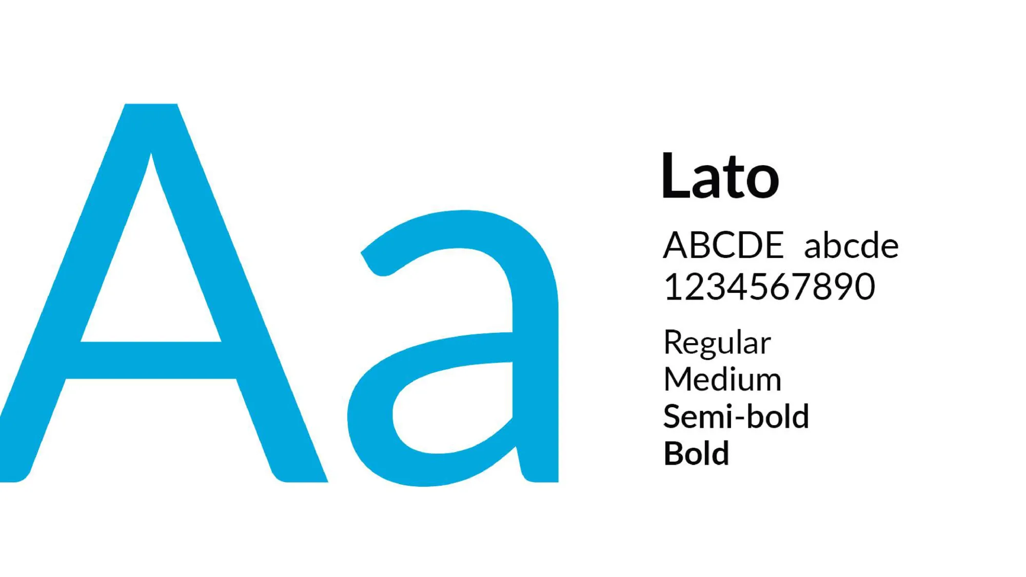 Tipografia institucional Lato